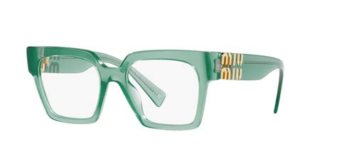 miu miu vmu04u|Miu Miu VMU04U Square Glasses .